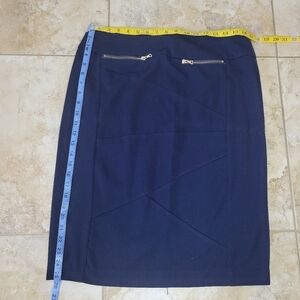 Cato's Navy Blue A line skirt
